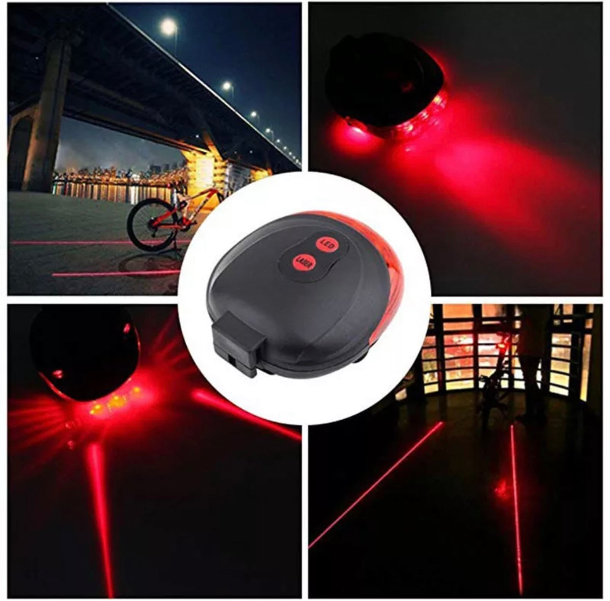 Fahrrad-Rücklicht mit Fahrspur-Projektion – Cycle & More